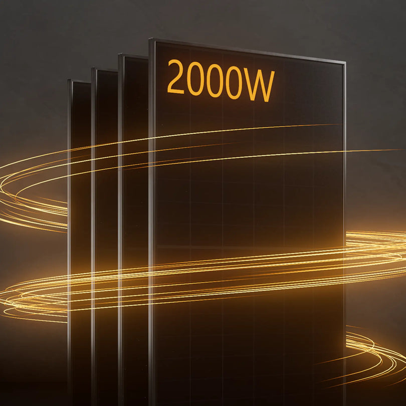 Balkonkraftwerk 2000 Watt Komplettsets