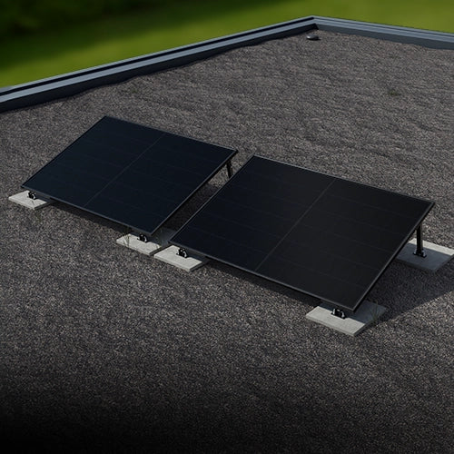 Balkonkraftwerk Flachdach