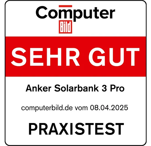 solago Testsieger Badge Computer Bild