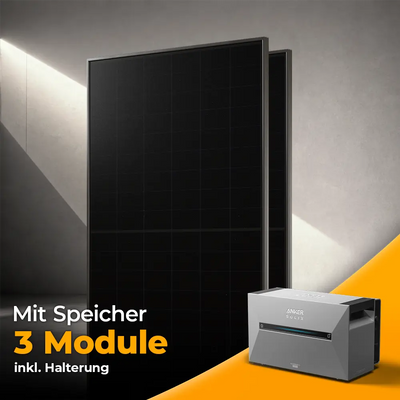 Balkonkraftwerk 1500W mit Speicher Anker SOLIX 3 Pro – Set