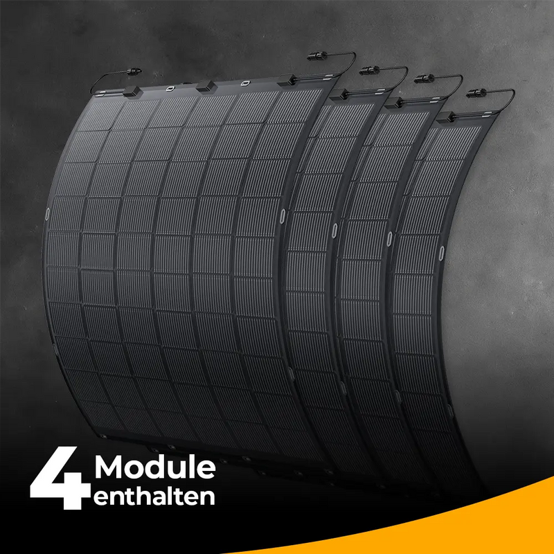 Balkonkraftwerk 900W Flexmodul ohne Speicher - Komplettset