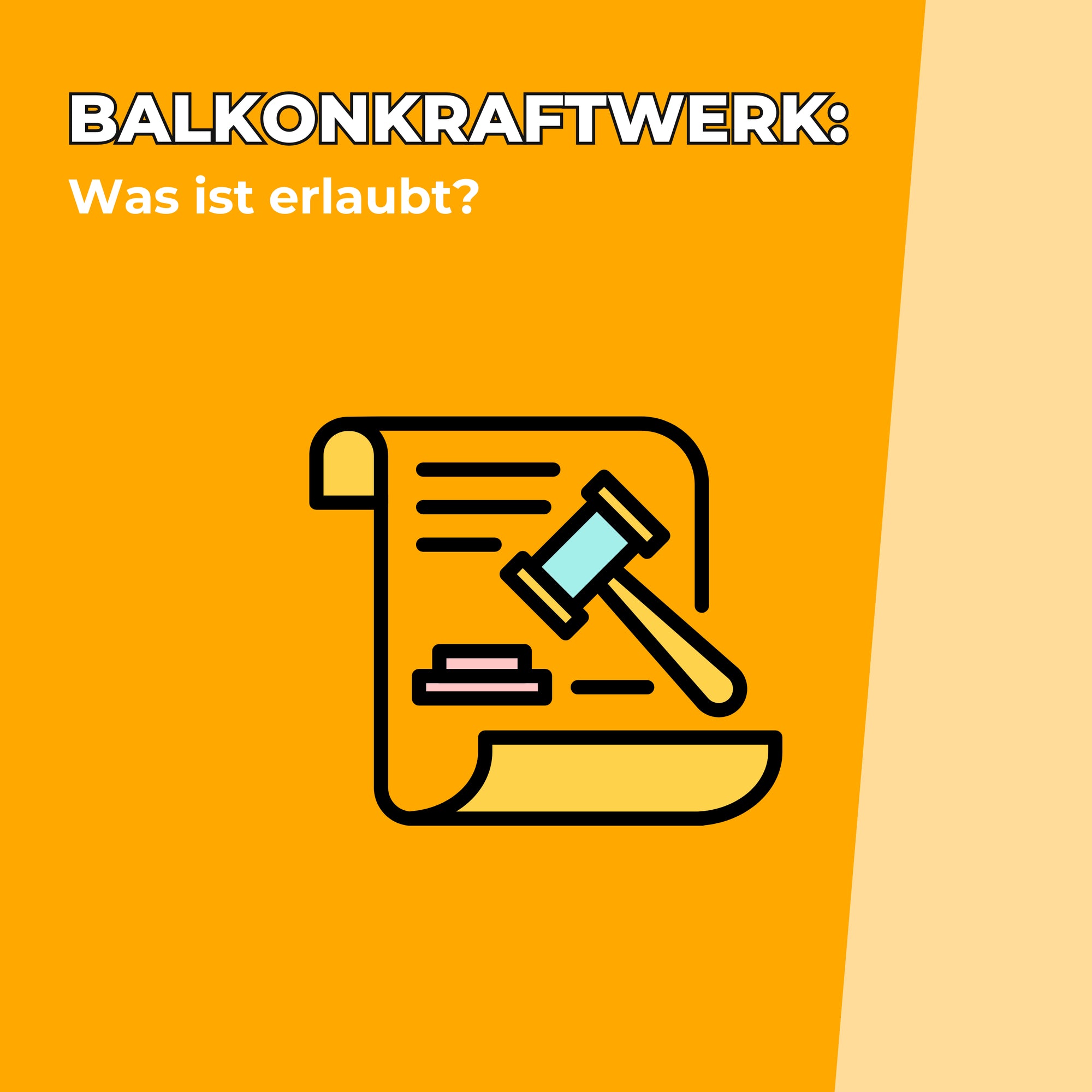 Balkonkraftwerk - Was ist erlaubt?