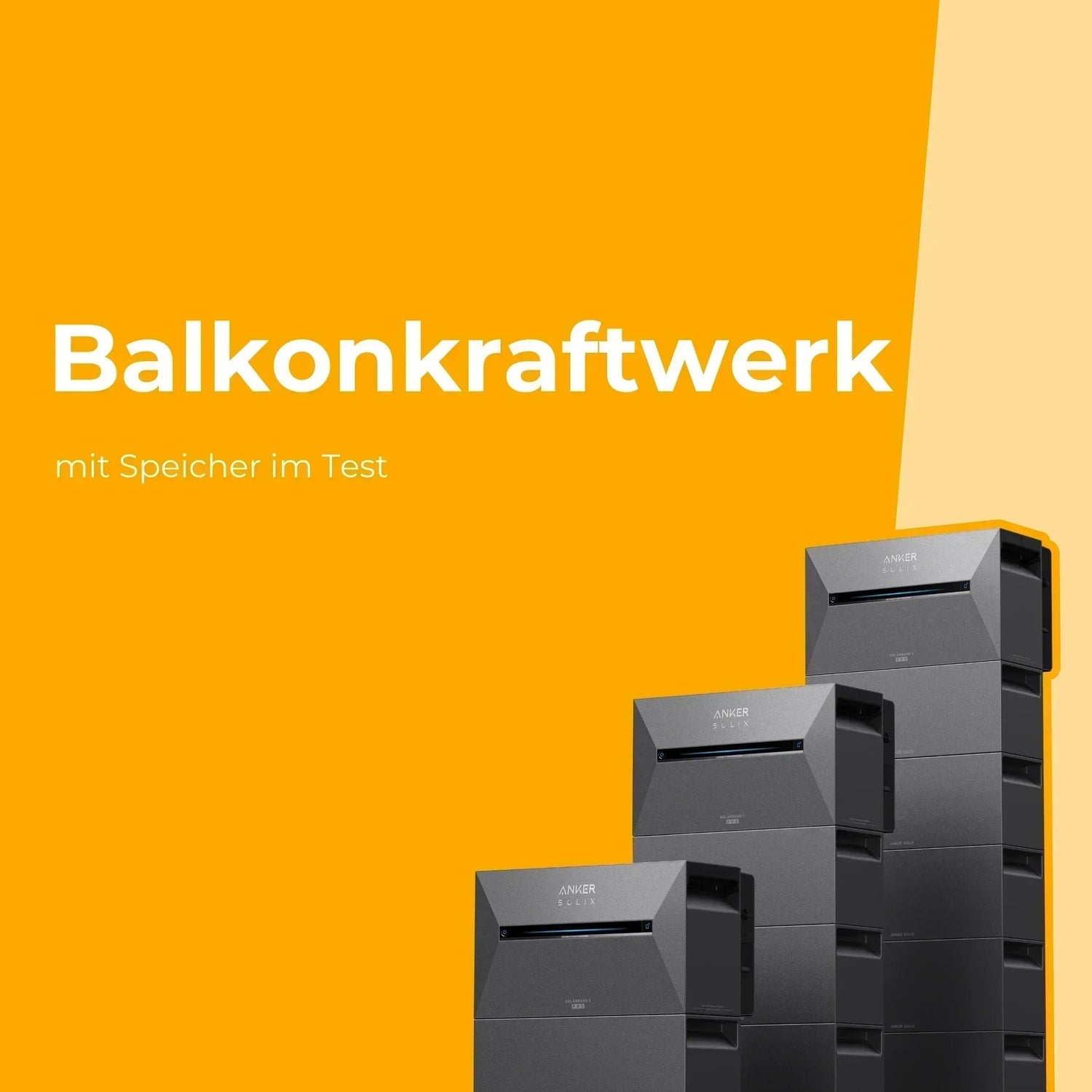Balkonkraftwerk mit Speicher Test