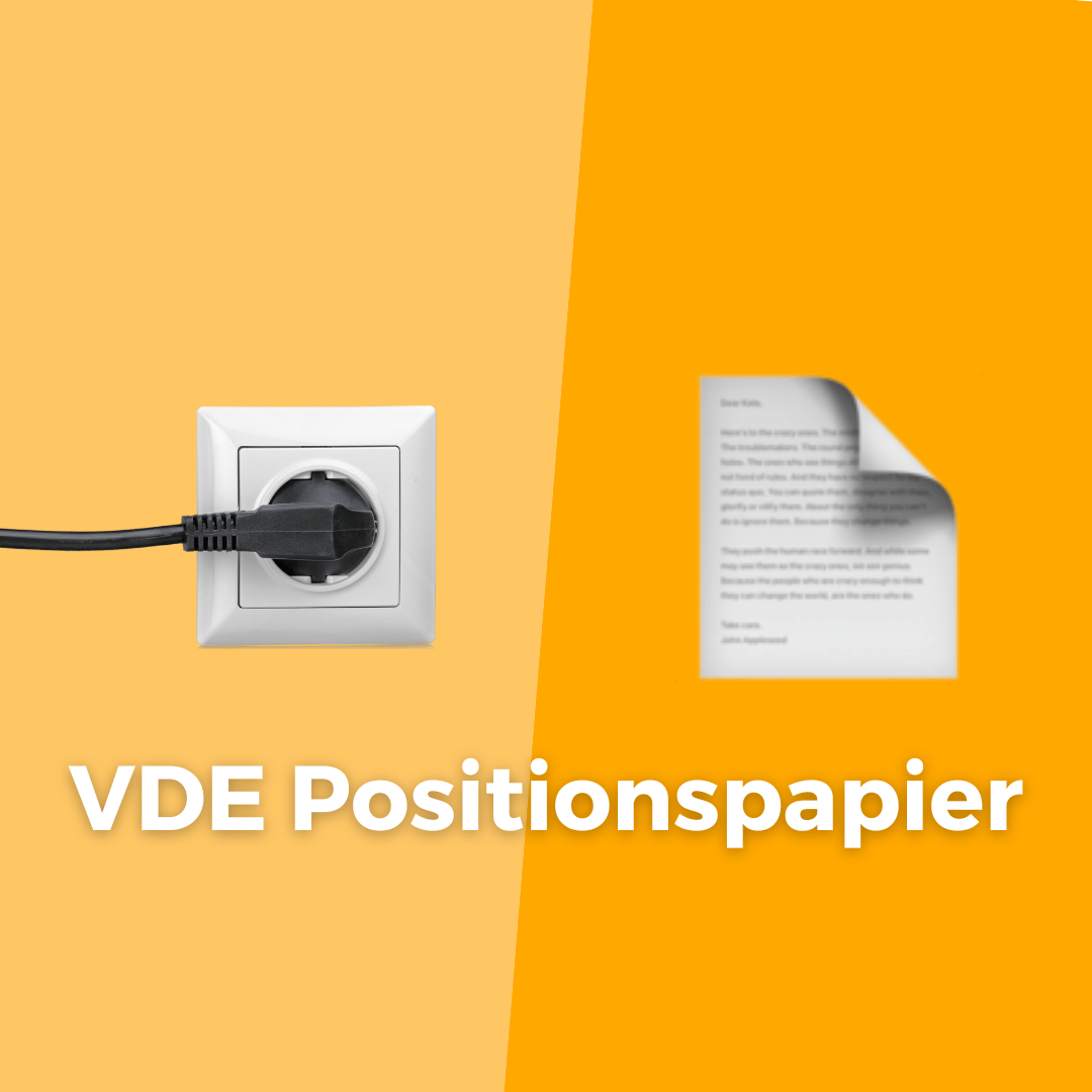 VDE Positionspapier Balkonkraftwerke 800w Grenze Schuko