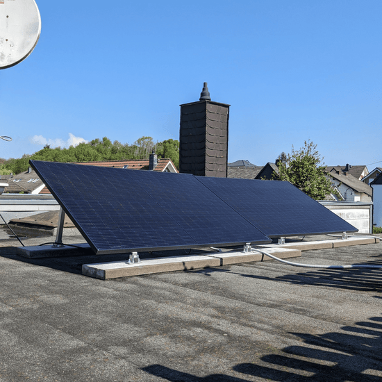 Solar auf dem Flachdach
