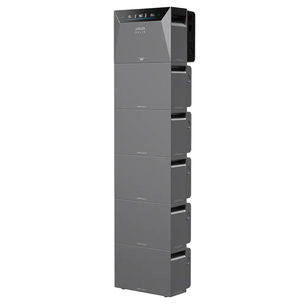 Solarkraftwerk 6000W mit Speicher Anker SOLIX 4 Pro - Set