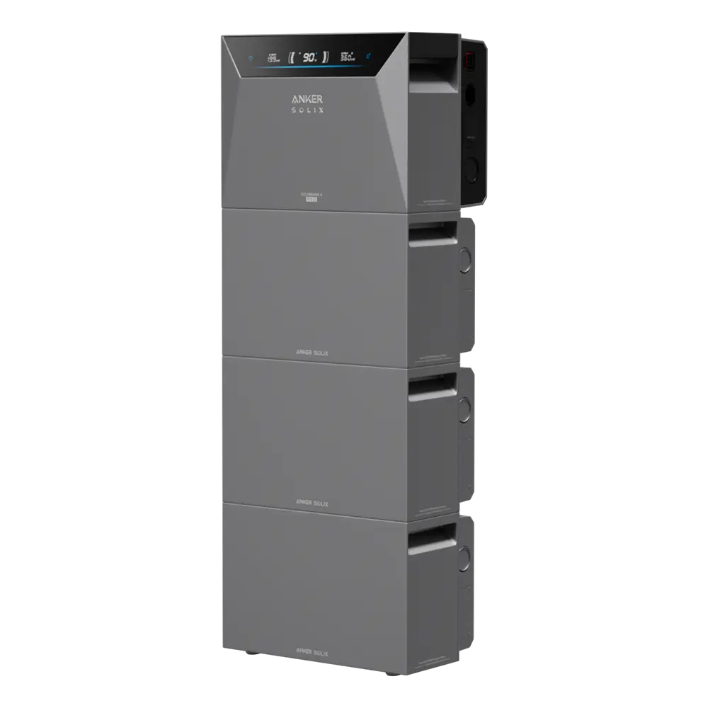 Solarkraftwerk 6000W mit Speicher Anker SOLIX 4 Pro - Set