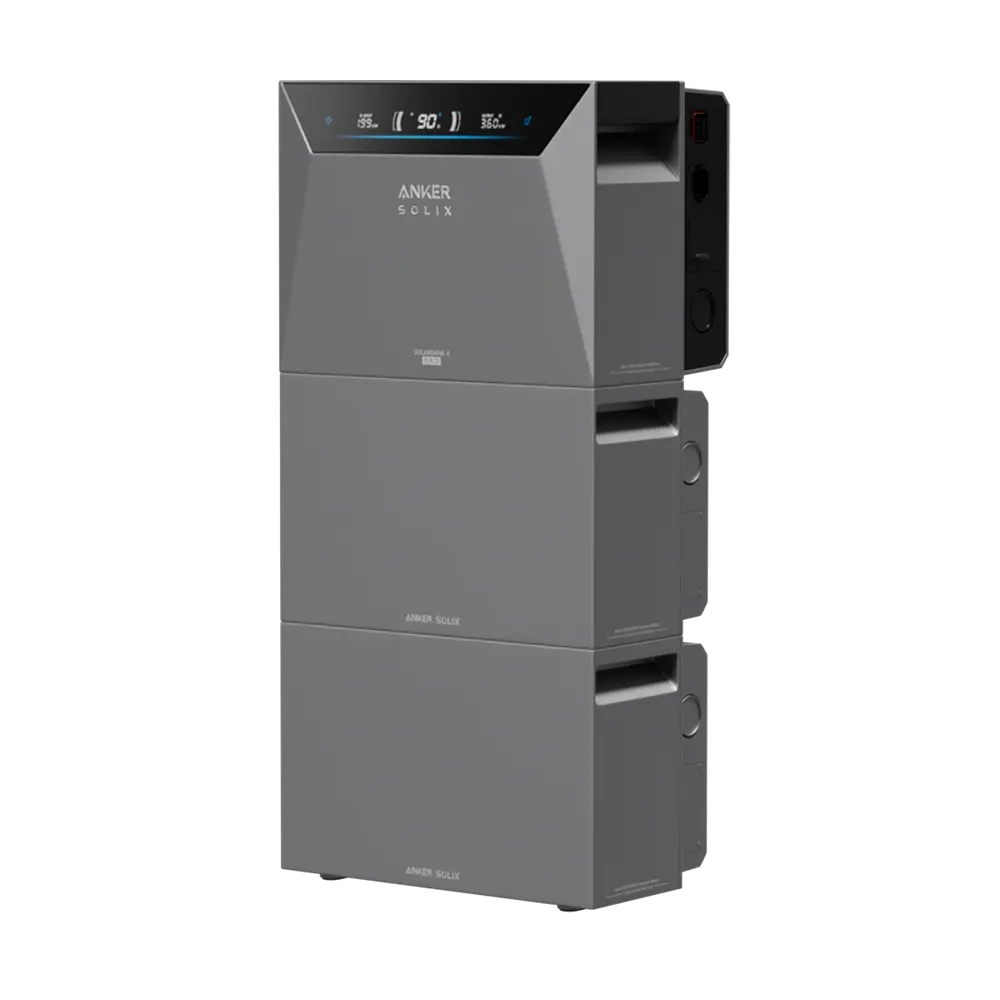 Solarkraftwerk 6000W mit Speicher Anker SOLIX 4 Pro - Set