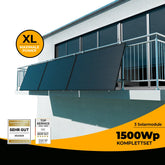 Balkonkraftwerk Gitterbalkon 1500W - solago