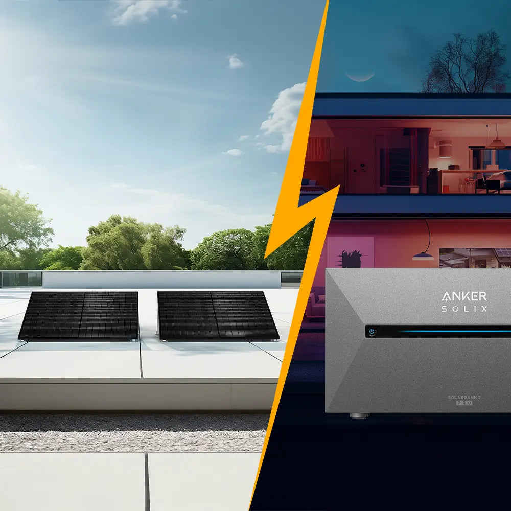 Solago 1000W Balkonkraftwerk mit Solarbank 2 Pro