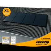 Balkonkraftwerk Schrägdach 2000W - solago