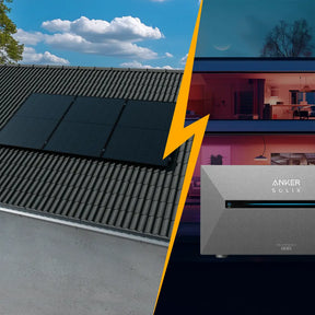 Balkonkraftwerk Komplettset mit drei Solarmodulen inkl. Anker Pro Speichersystem