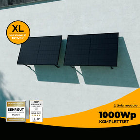 Balkonkraftwerk Wand 1000W - solago
