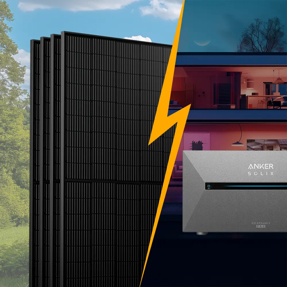 Solago 2000W Balkonkraftwerk mit Anker Solix 2 Pro