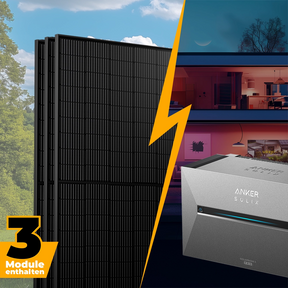 Balkonkraftwerk 1500W Mit Speicher - Anker 3 Pro - solago Balkonkraftwerk