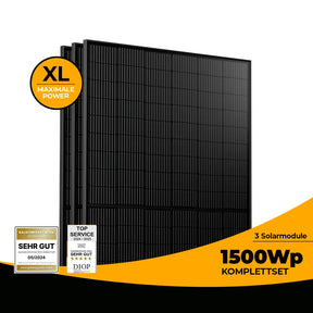 1500W Balkonkraftwerk Set ohne Halterung - solago