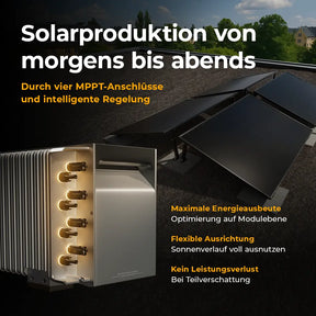 Solarkraftwerk 4000W mit Speicher Anker SOLIX 3 Pro - Set