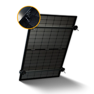 Balkonkraftwerk Halterung für das Bitumendach – Set für ein Solarmodul mit Detailansicht der Befestigung