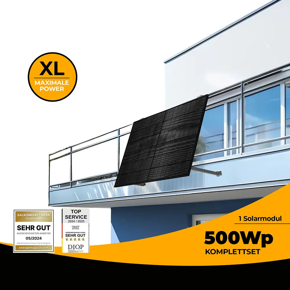 Solarmodul für den Balkon - solago