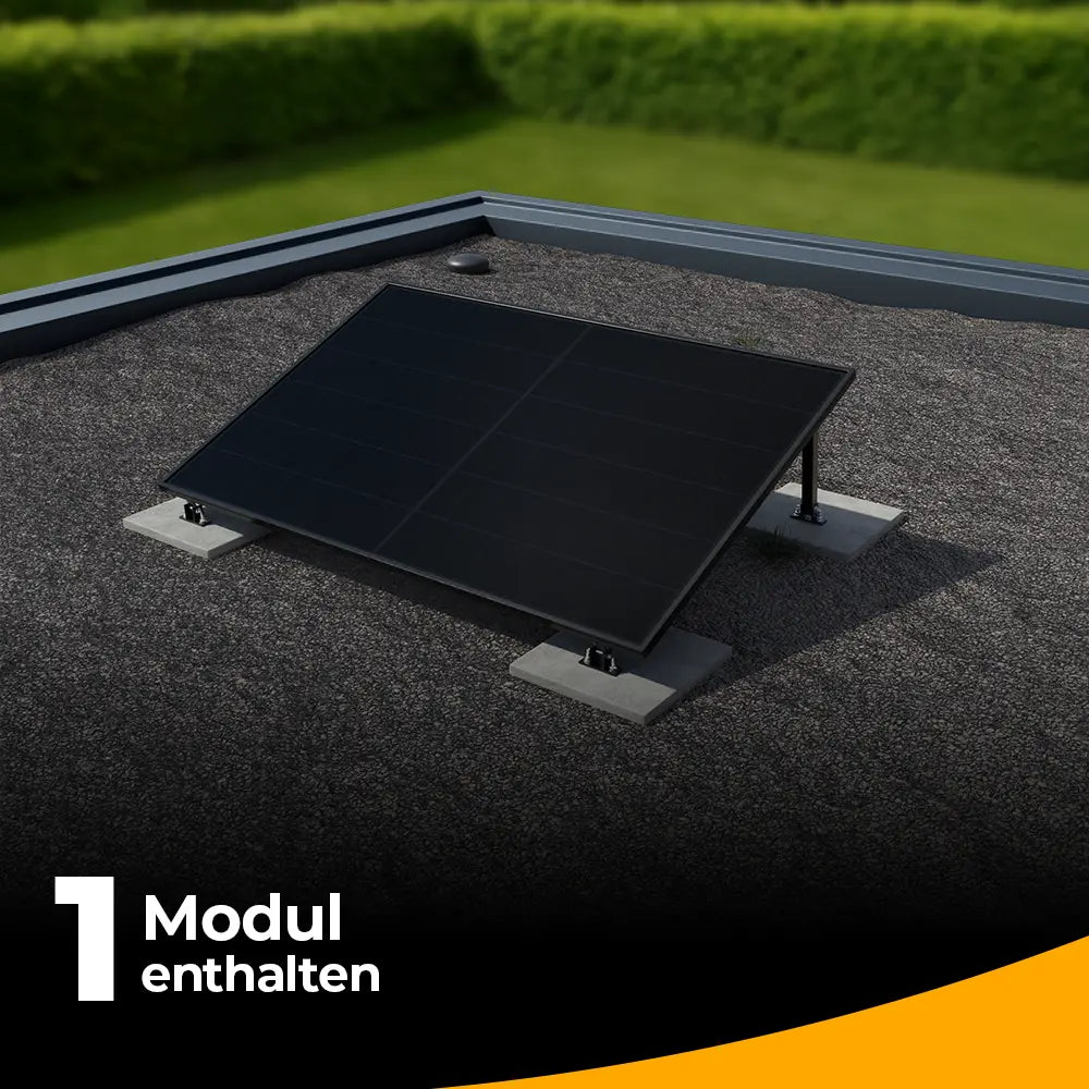 Balkonkraftwerk Flachdach mit 500W – solago