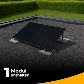 Balkonkraftwerk Flachdach mit 500W – solago