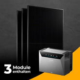 Produktbild - Balkonkraftwerk 1500W mit Speicher Anker SOLIX 4 Pro – Set