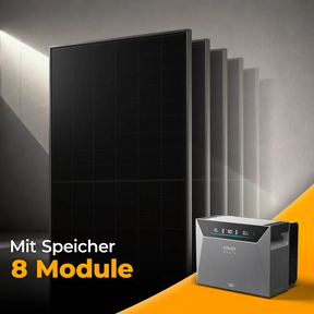 Solarkraftwerk 4000W mit Speicher Anker SOLIX 4 Pro - Set
