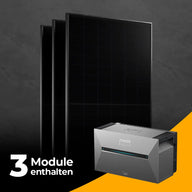 Balkonkraftwerk 1500W mit Speicher Anker SOLIX 3 Pro – Set