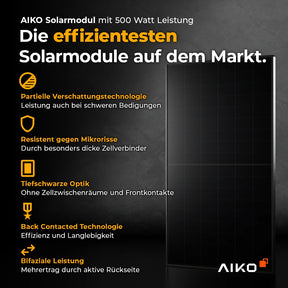 AIKO Solarmodul 500W technische Details – solago